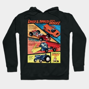 Vintage Latest and Zippiest Die Cast Car Hoodie